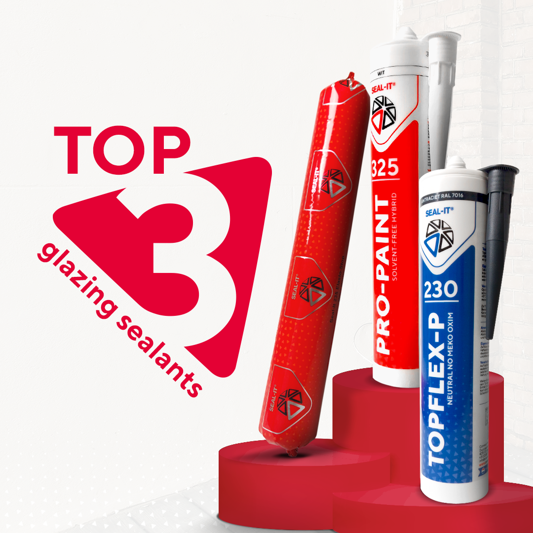 Discover our Top 3 glazing sealants