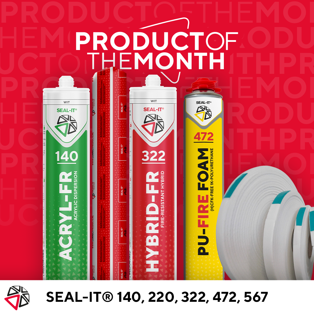 Fire-resistant Seal-it® range – Products of the month December