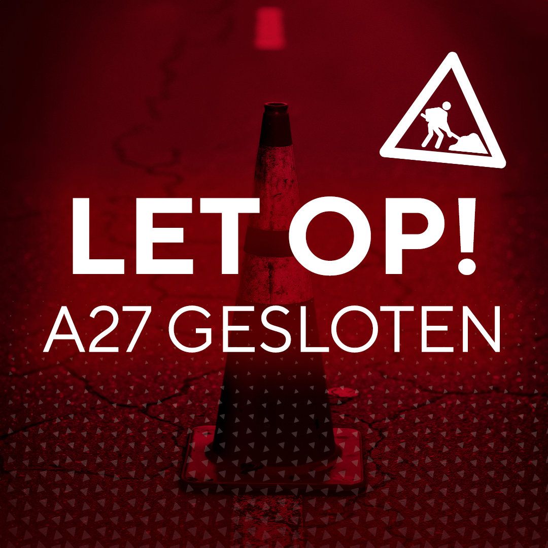 Wegafsluiting A27
